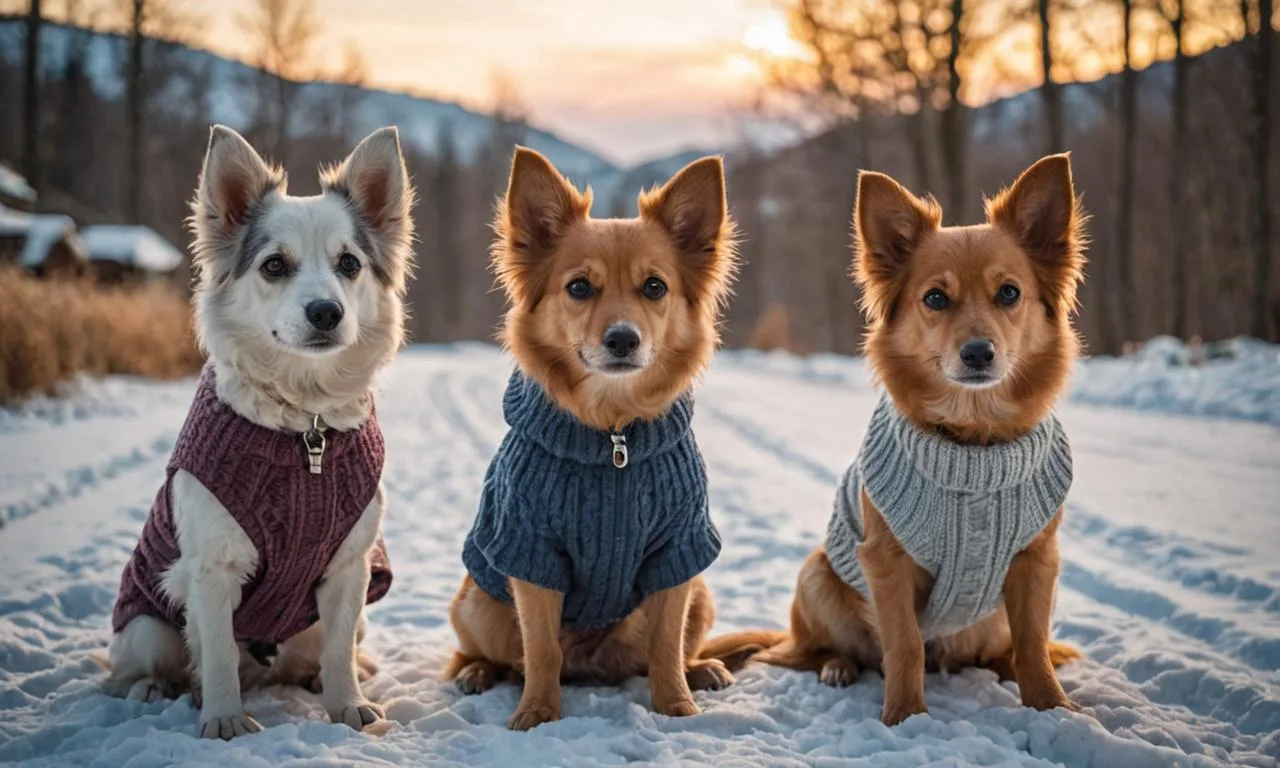 Zimní oblečky pro malé psy